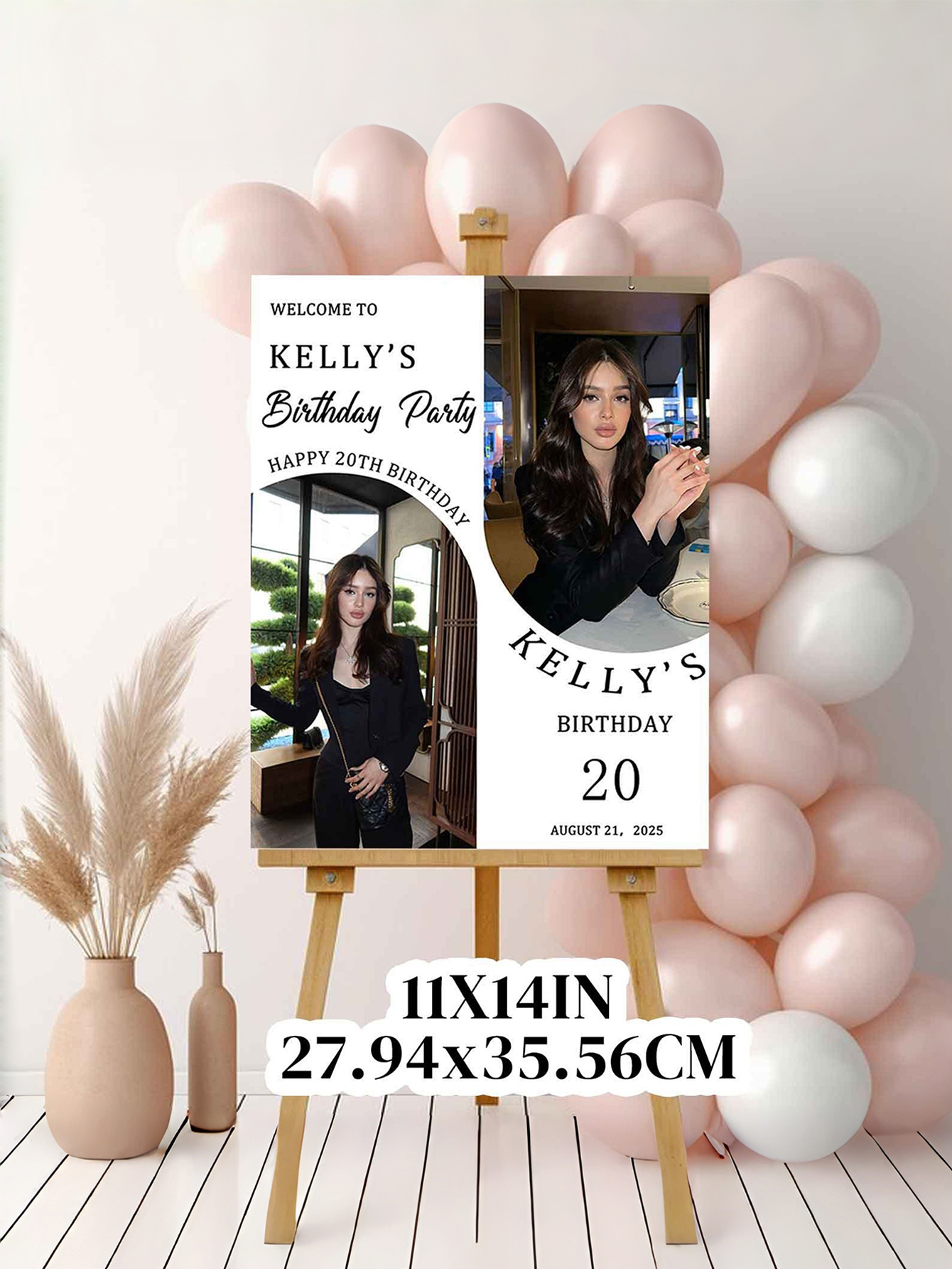 Custom Personalized PVC Birthday Welcome Sign